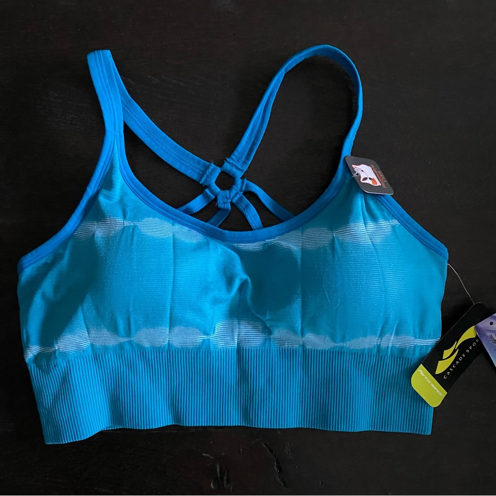 Cascade Sport Seamless Tie Sports Bra